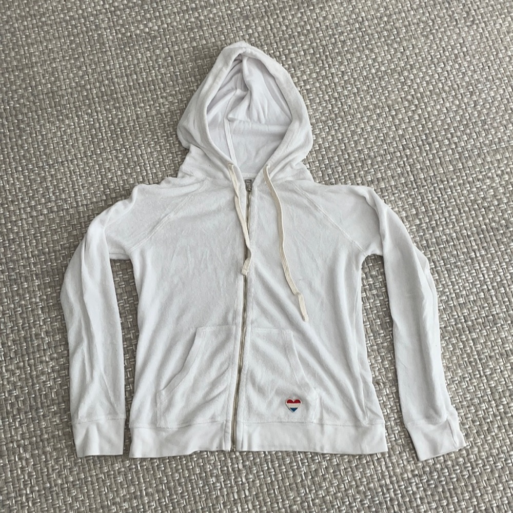 Terrycloth zip up
